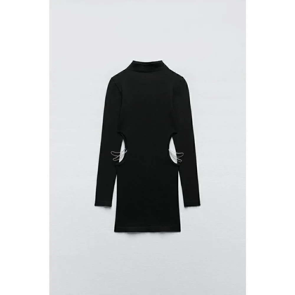 ZARA SEAMLESS JEWEL DRESS NWT - Picture 6 of 7
